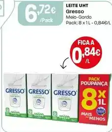 Intermarché Gresso - leite uht promoção