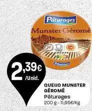 Intermarché Páturages - queijo munster geromé promoção
