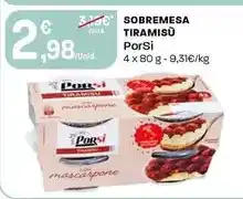 Intermarché Porsi - sobremesa tiramisù promoção