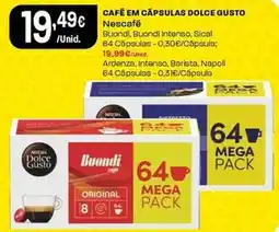 Intermarché Nescafé - cafe em capsulas dolce gusto promoção