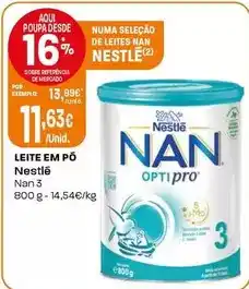 Intermarché Nestle - leite em po nan 3 promoção