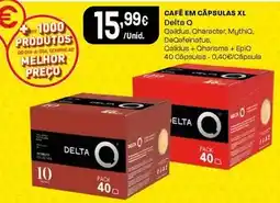Intermarché Delta q - café em cápsulas xl promoção
