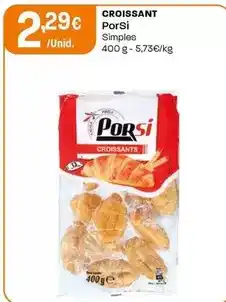 Intermarché Porsi - croissant promoção