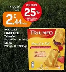 Intermarché Triunfo - bolacha fruit & fit promoção