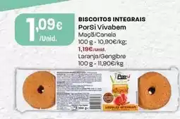 Intermarché Porsi - biscoitos integrais promoção