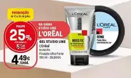 Intermarché L'oréal - gel studio line promoção