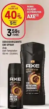 Intermarché Axe - desodorante en spray promoção