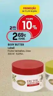 Intermarché Labell - body butter promoção