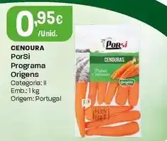 Intermarché Porsi - cenoura promoção