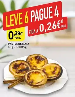 Intermarché Pastel de nata promoção