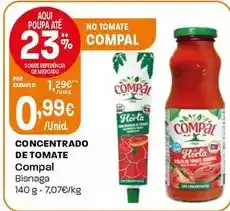 Intermarché Compal - concentrado de tomate promoção