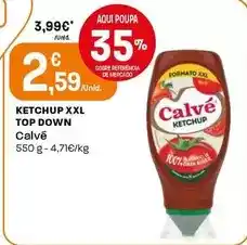 Intermarché Calvé - ketchup xxl top down promoção