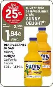 Intermarché Sunny - refrigerante s/ gas delight promoção
