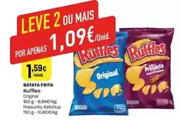 Intermarché Ruffles - batata frita promoção
