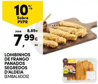Continente Lombinhos de frango panados segredos d'aldeia (embalados) promoção