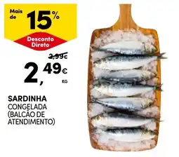 Continente Sardinha congelada promoção