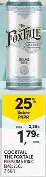 Continente Premium - cocktail the foxtale promoção