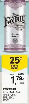 Continente Cocktail the foxtale promoção