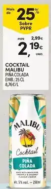 Continente Cocktail pina colada emb.25 cl promoção
