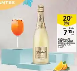 Continente Freixenet - espumante carta nevada reserva promoção