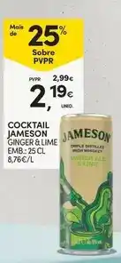 Continente Jameson - cocktail promoção