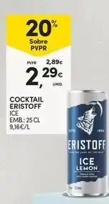 Continente Eristoff - cocktail promoção