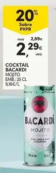 Continente Bacardi - mockitail mojito promoção