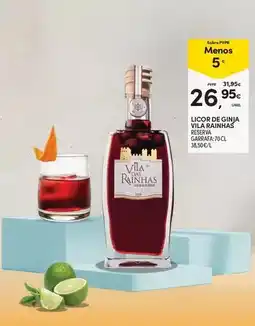 Continente Licor de ginia promoção