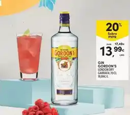 Continente Gordon's - gin london dry promoção