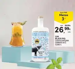 Continente Portugal - gin black pig costa alentejana garbara promoção