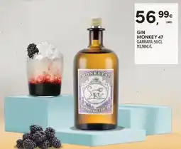 Continente Monkey 47 - gin promoção