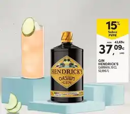 Continente Hendrick's - gin promoção
