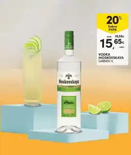 Continente Moskovskaya - vodka promoção