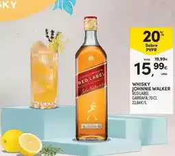 Continente Johnnie walker - whisky promoção