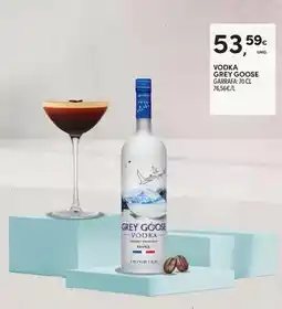 Continente Grey goose - vodka promoção