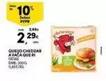 Continente Queijo cheddar a vaca que ri promoção