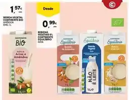 Continente Continente - bebida vegetal promoção