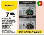 Continente Seleção du chef - cápsulas café alluminio compativeis c/nespresso continente promoção