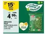 Continente As - ervilhas iglo promoção
