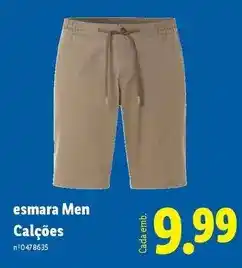 Lidl Esmara - men calcoes promoção
