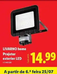 Lidl A+ - home projetor exterior led promoção