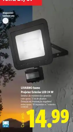 Lidl com - projector exterior led 24 w promoção