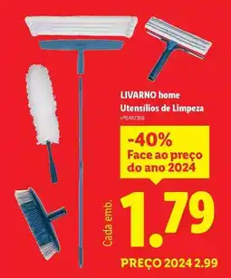 Lidl Home utensilios de limpeza promoção