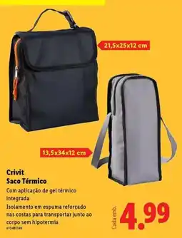 Lidl Crivit - saco termico promoção