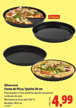 Lidl Silvercrest - silvercrest forma de pizza/ quiche 28 cm promoção