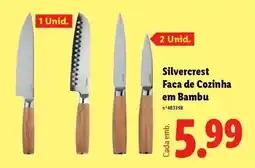 Lidl Silvercrest - faca de cozinha em bambu promoção