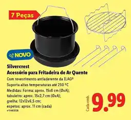 Lidl Silvercrest - silvercrest acessório para fritadeira de ar quente promoção