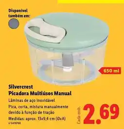 Lidl Silvercrest - picadora multiusos manual promoção