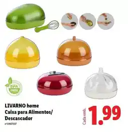 Lidl Caixa para alimentos/ descascador promoção