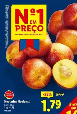 Lidl Lidl - nectarina nacional promoção